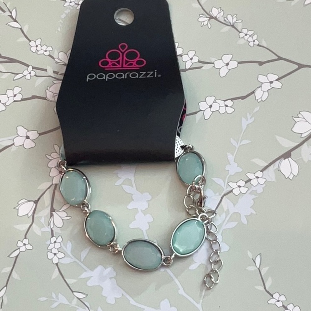 ❄️ Paparazzi | Blue and Silver Bohemian Bracelet Smooth Move